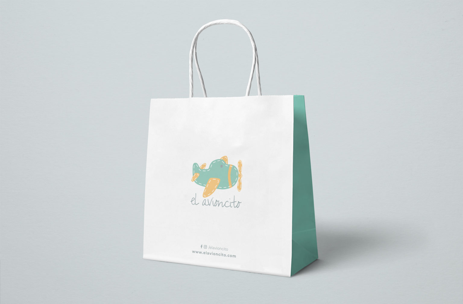 Bolsa de papel el avioncito