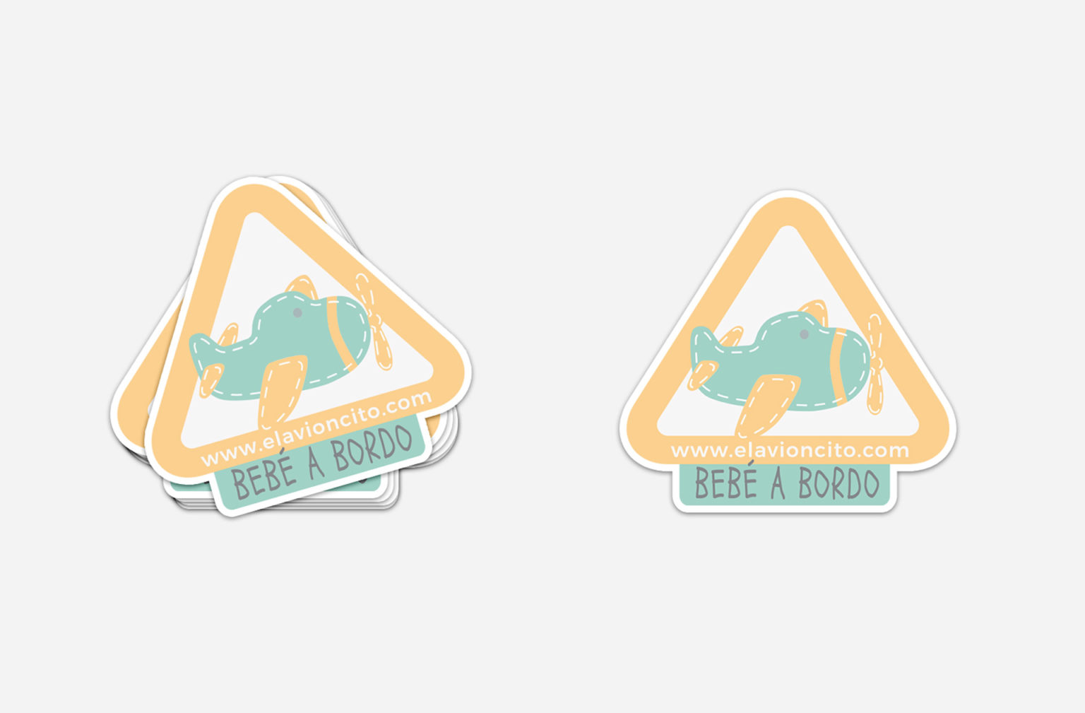 Pegatinas bebé a bordo