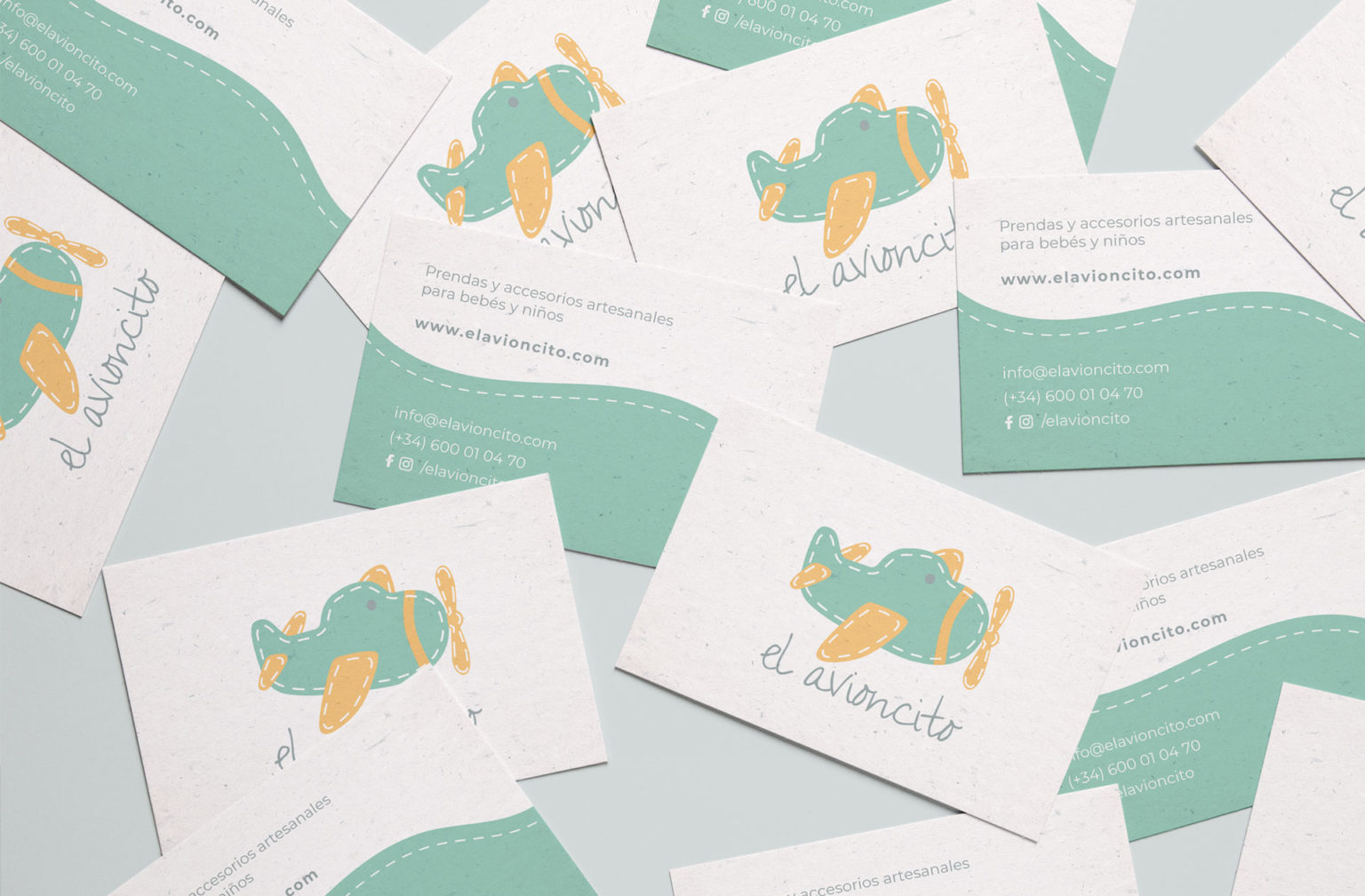 Tarjetas de visita el avioncito