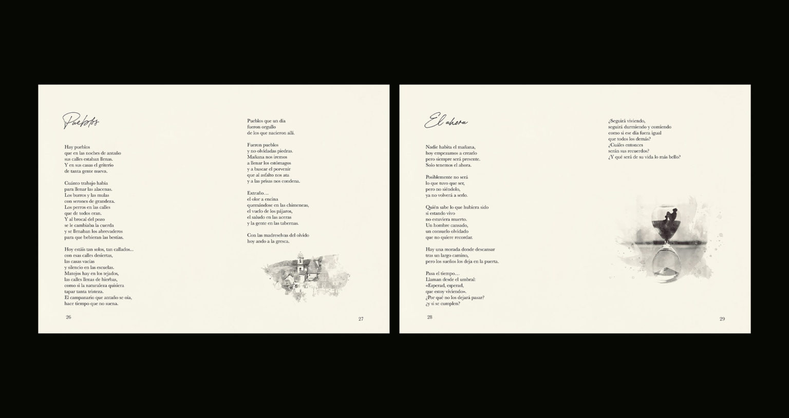 Maquetación poemas 'Sin alma no hay sentido'