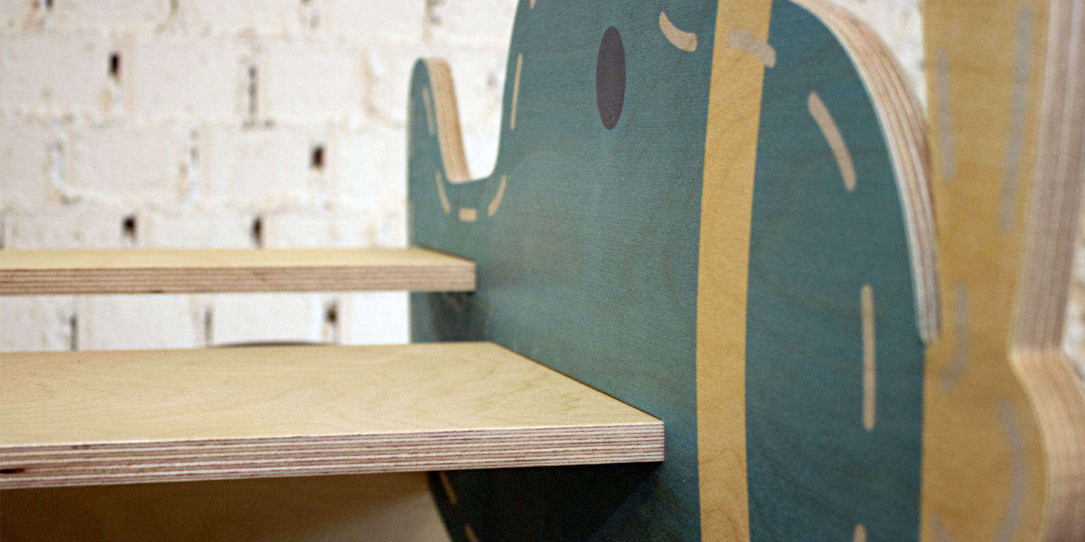 Detalle expositor portátil