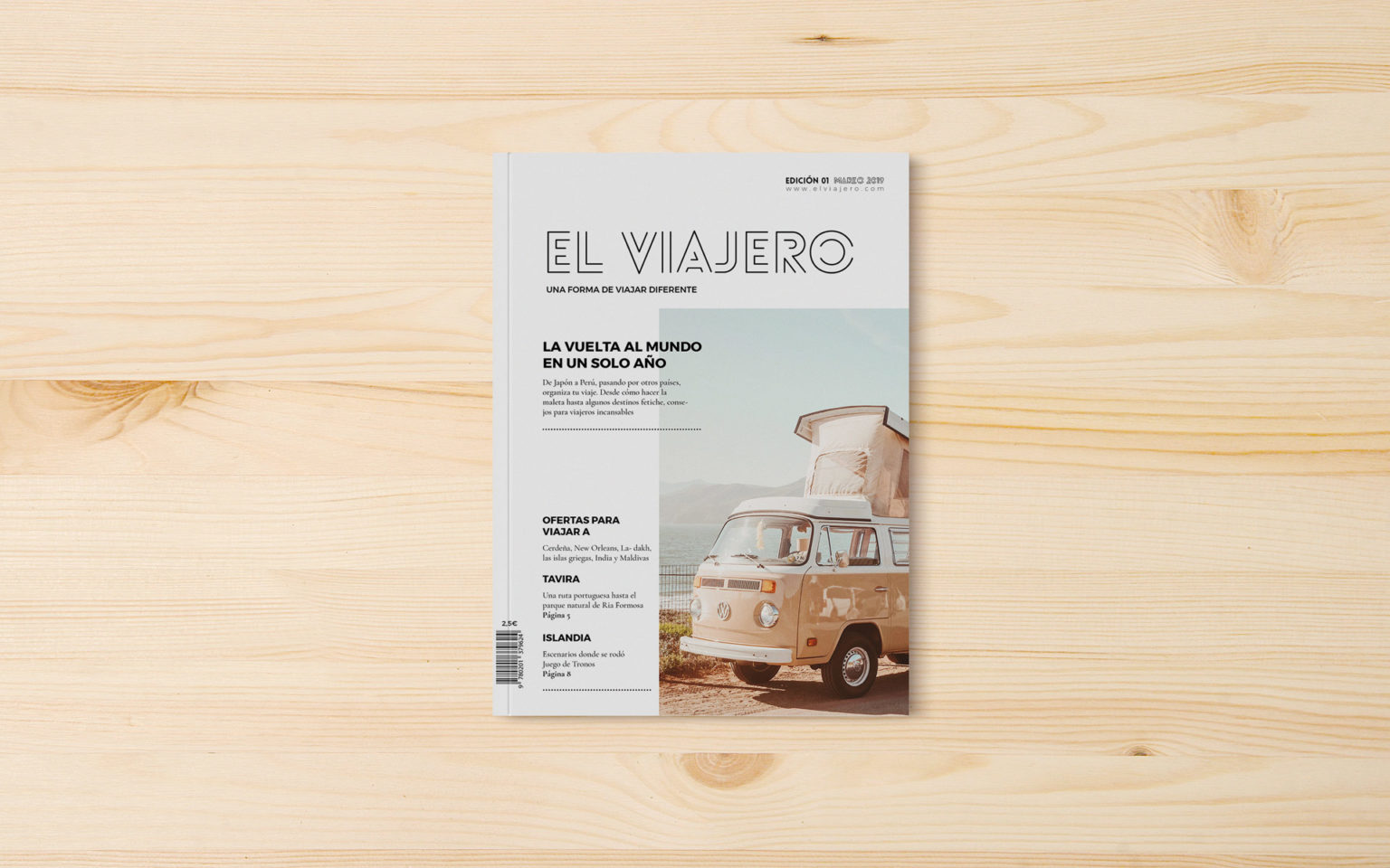 Portada revista El Viajero