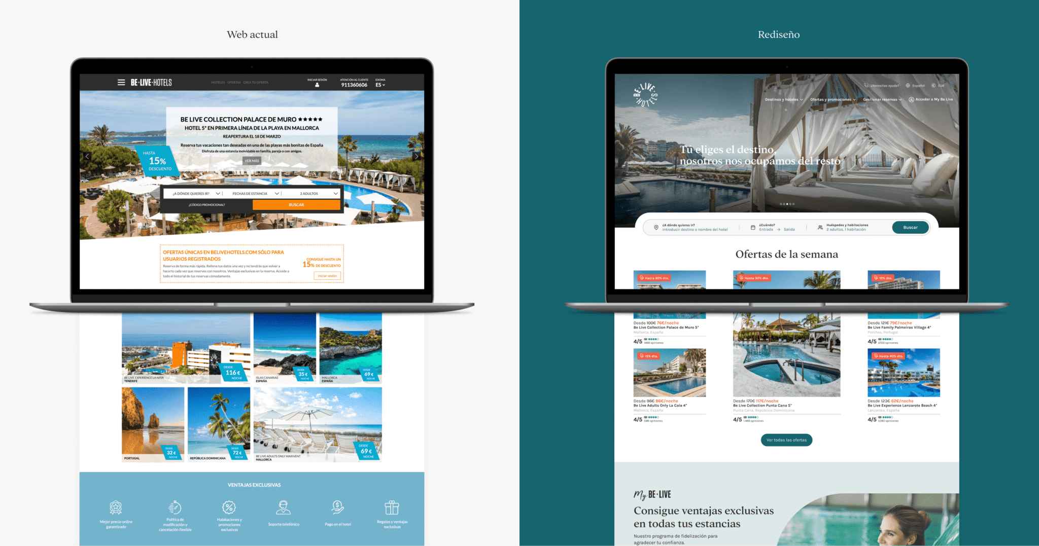 Diseño actual y propuesta de rediseño
