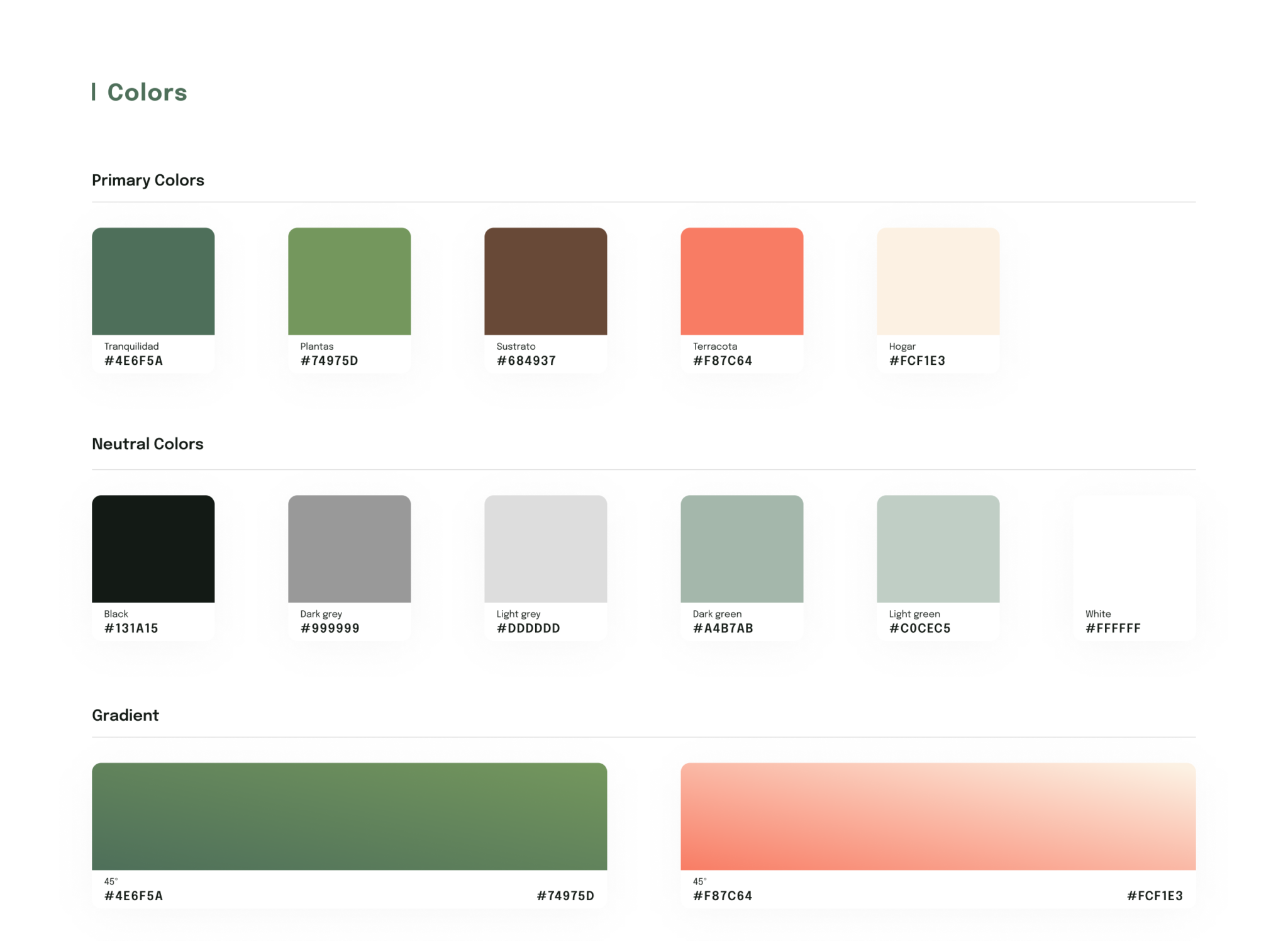 Guía de estilo: colores