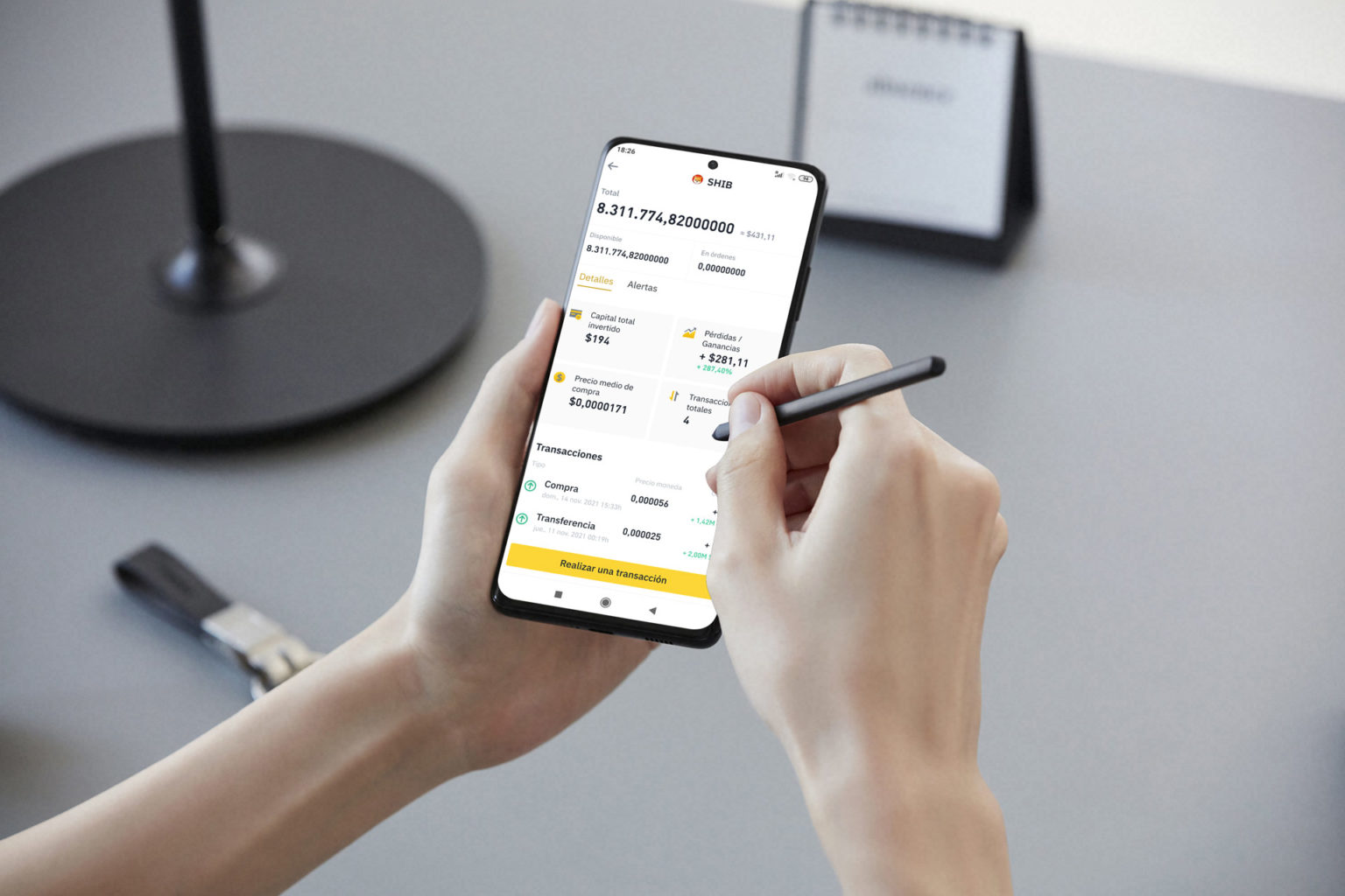 Testing funcionalidad Binance